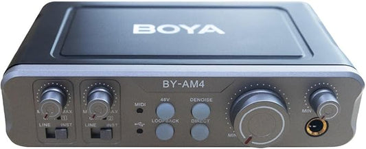 BOYA BY-AM4 Dual-Channel Audio Interface