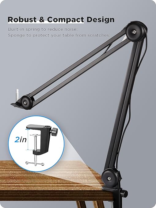 BOYA BY-BA20 Microphone Stand Boom Arm