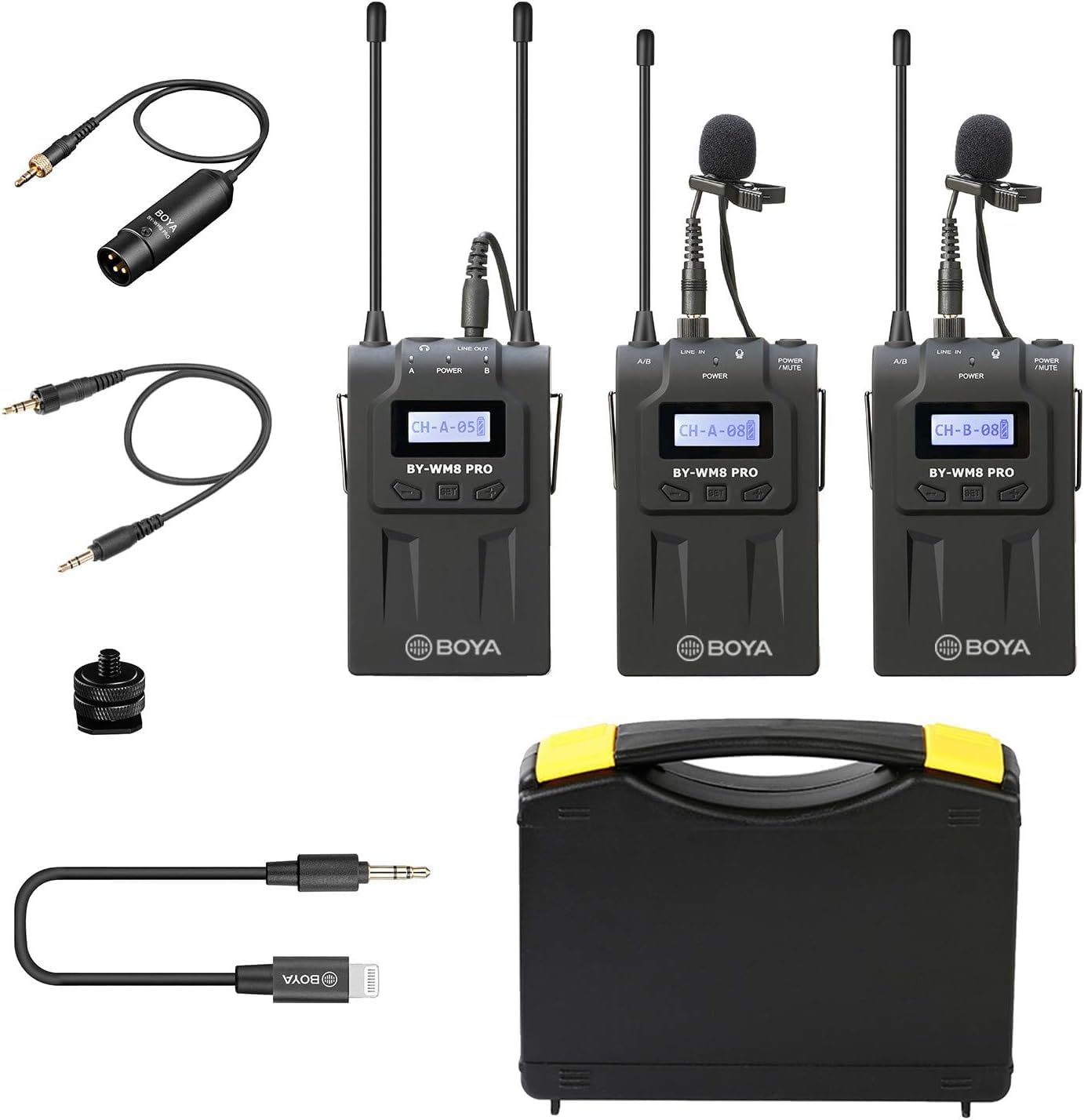 BOYA Dual channel UHF Wireless receiver