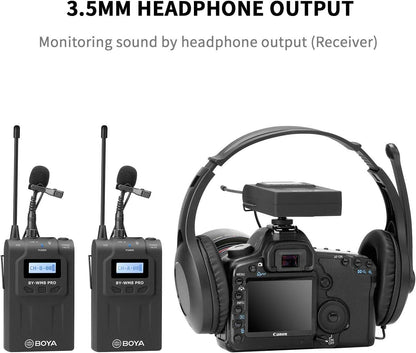 BOYA Dual channel UHF Wireless receiver