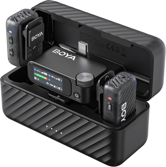 BOYA Mic kit 32 Bit Type C/ios/3.5mm TRS ( BOYAMIC 2-02 )