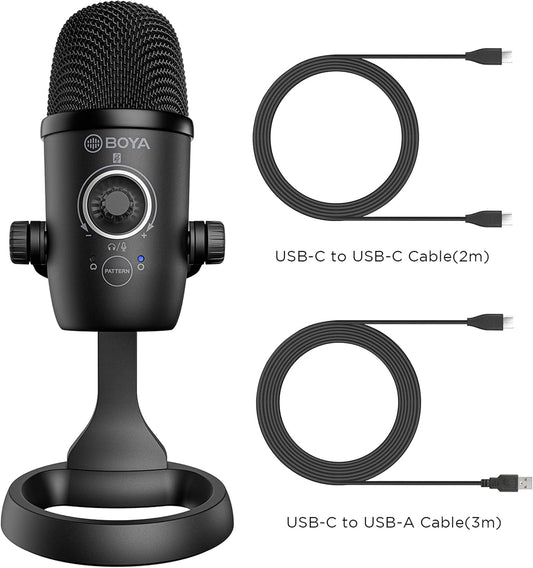 BOYA Mini cardioid USB microphone (with noise cancellation function)