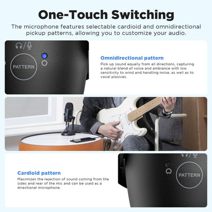 BOYA Mini cardioid USB microphone (with noise cancellation function)