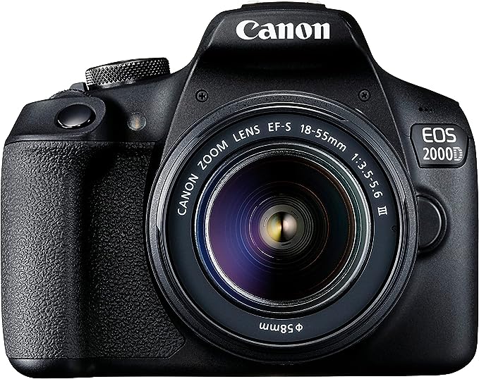 Canon EOS 2000D DSLR Camera with 18-55mm Lens