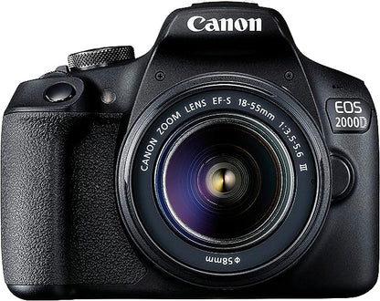 Canon EOS 2000D DSLR Camera with 18-55mm Lens