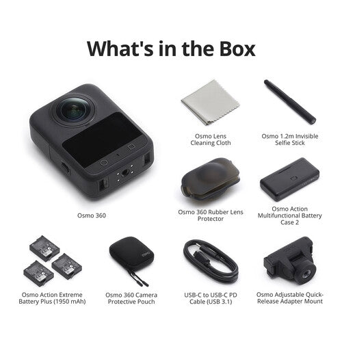 DJI Osmo 360 Action Camera Adventure Combo