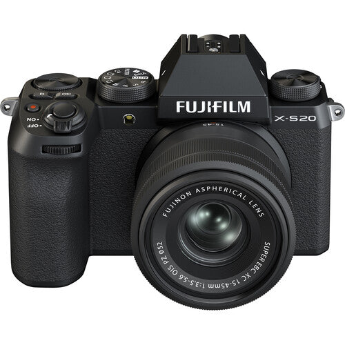 FUJIFILM X-S20 with 15-45mm Lens (Black)