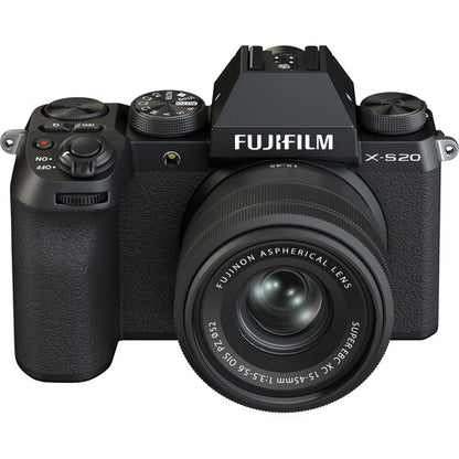 FUJIFILM X-S20 with 15-45mm Lens (Black)