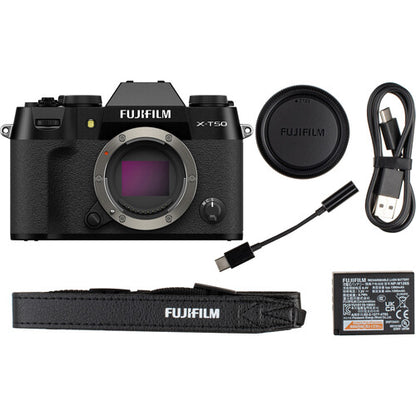 FUJIFILM X-T50 Mirrorless Camera (Black)