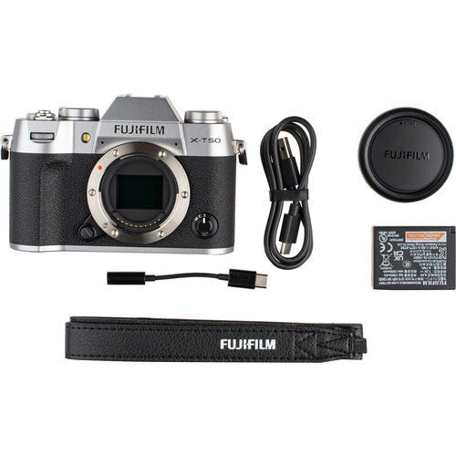 FUJIFILM X-T50 Mirrorless Camera (Silver)
