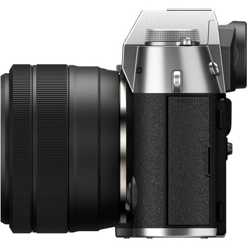 FUJIFILM X-T50 Mirrorless Camera with XC 15-45mm f/3.5-5.6 Lens (Silver)