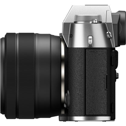 FUJIFILM X-T50 Mirrorless Camera with XC 15-45mm f/3.5-5.6 Lens (Silver)