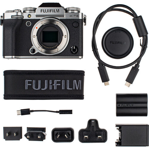FUJIFILM X-T5 Mirrorless Camera (Silver)
