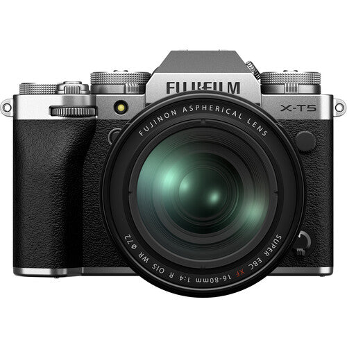 FUJIFILM X-t5 with 16-80mm Lens (Silver)