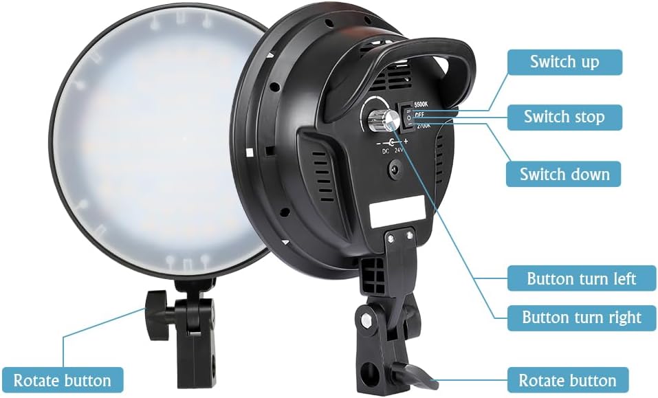 FxStudio 2pcs KIT Bi-color 50*70 Softbox (45W) + Stands + PA + Bag