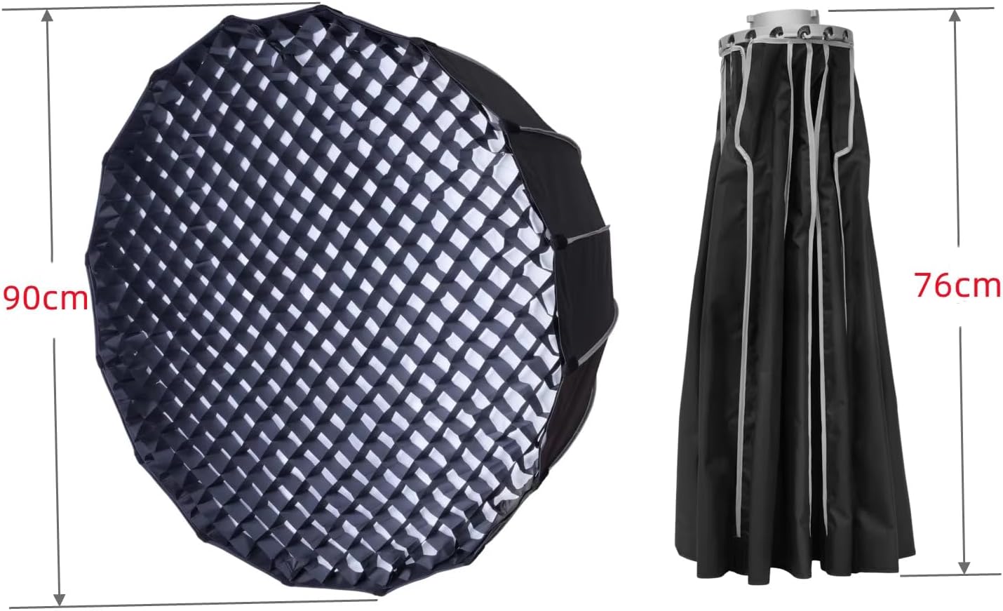 FxStudio DSG01G Quick-up Deep Parabolic 120cm + Grid ( Metal )