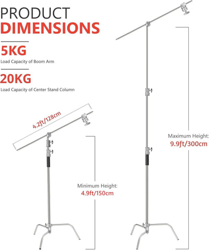 FxStudio ER-300C 3meter Stainless Stell C Stand