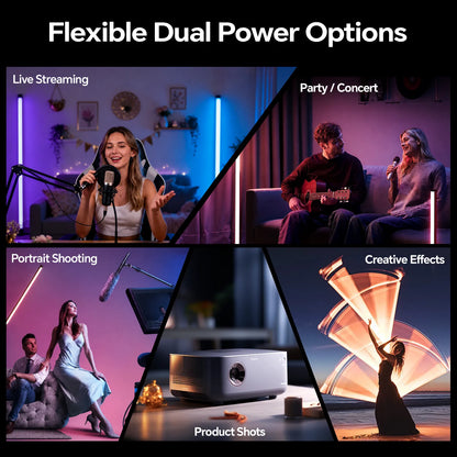 PHOTOOLEX 2- Light Kit B1200S RGB Tube Light