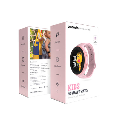 Porodo 4G Kids GPS Smart Watch with JuniCare App