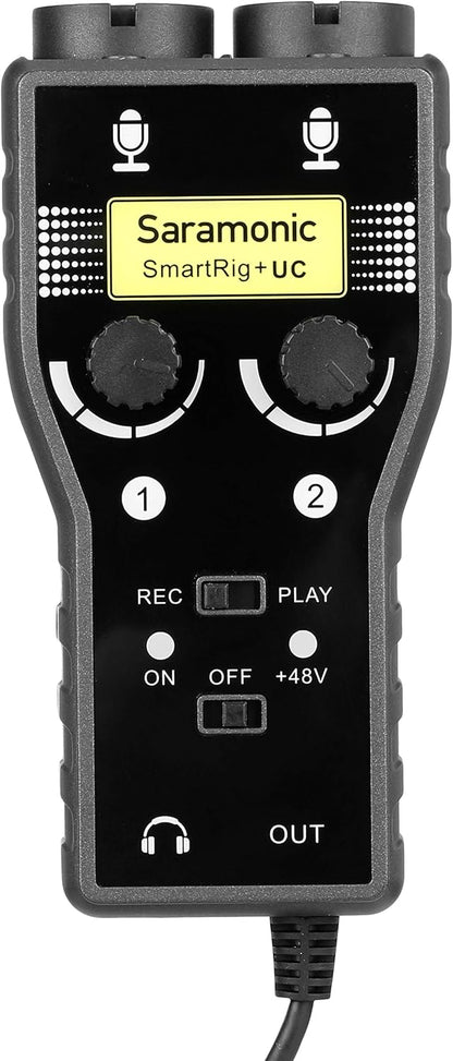 Saramonic 2-Channel Mic & instrument audio adapter for USB Type-C devices
