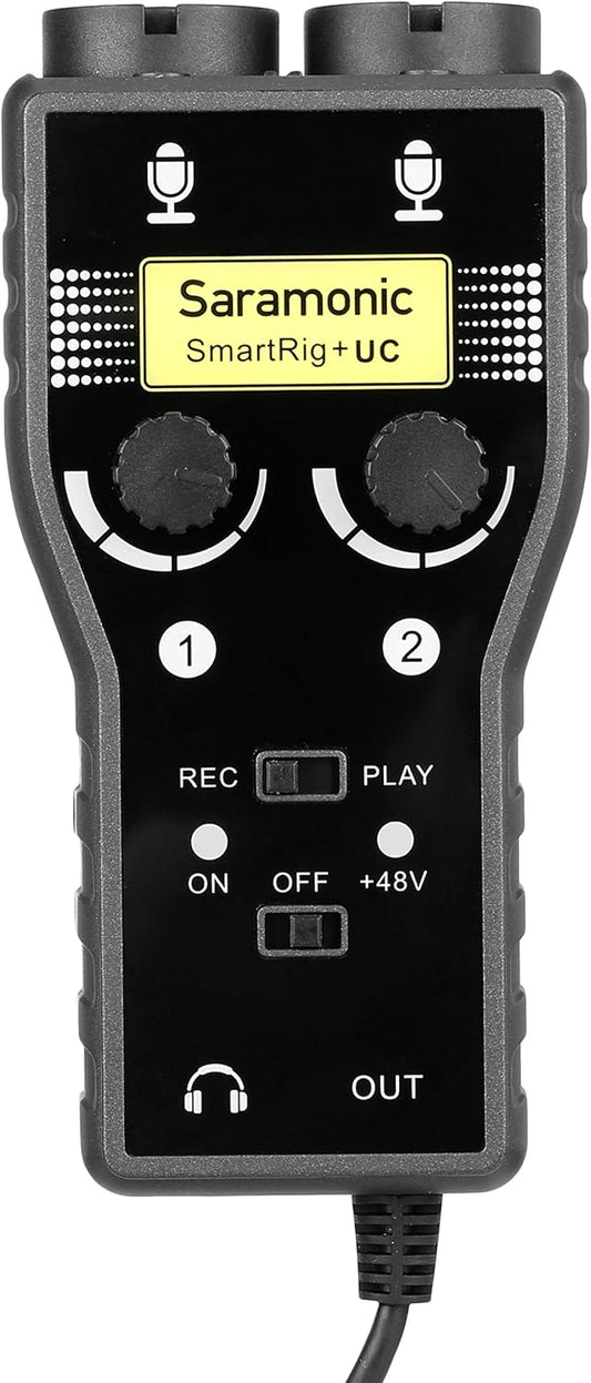 Saramonic 2-Channel Mic & instrument audio adapter for USB Type-C devices
