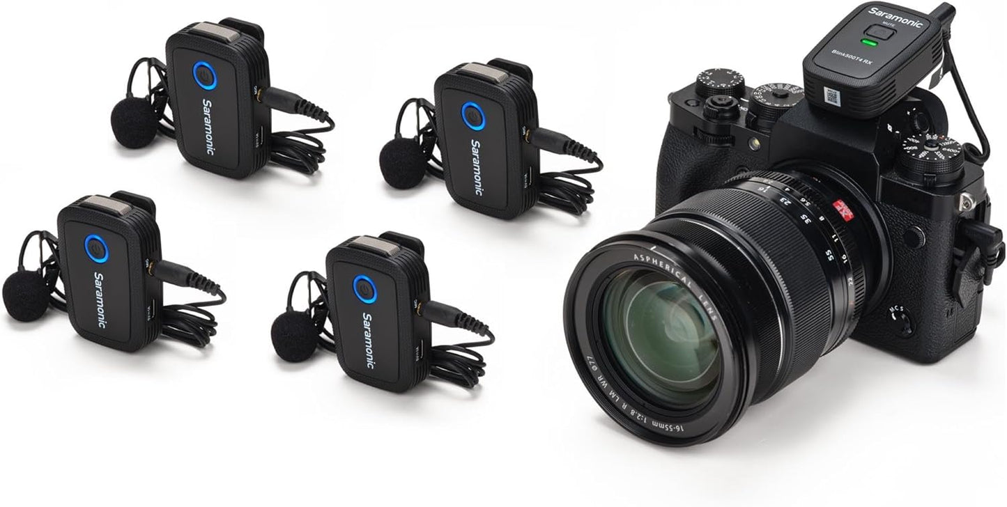 Saramonic 2.4G wireless mic kit 3.5mm Connector ( up to 50M )