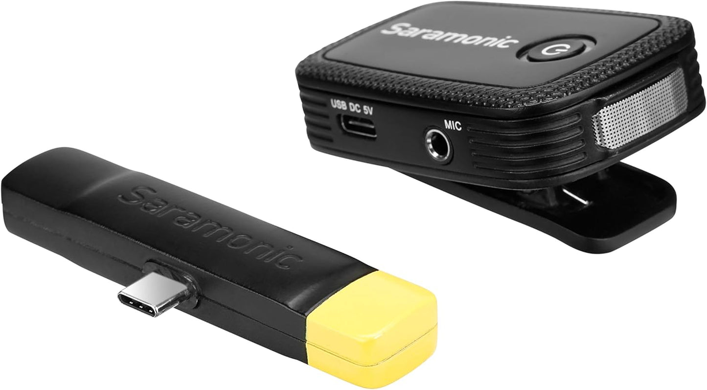 Saramonic 2.4G wireless mic kit for IOS phone with USB-C Connector