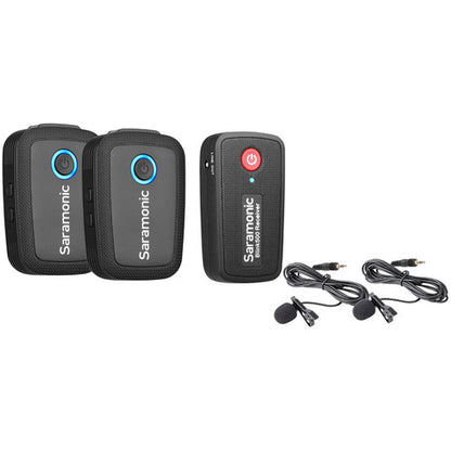 Saramonic 2.4G wireless mic kit with 2 transimitters ( up to 50M )