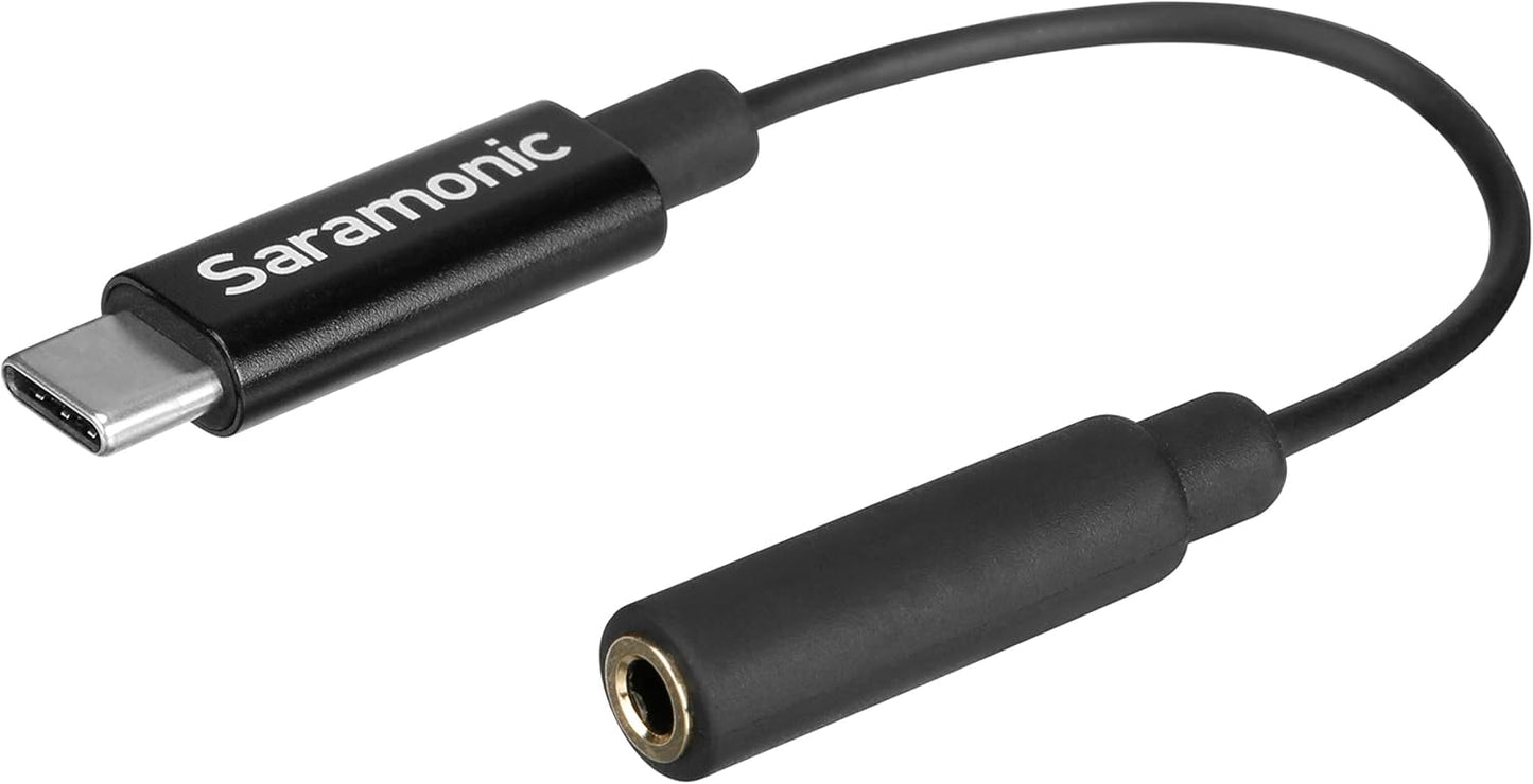 Saramonic SR-C2006 DJI Osmo Pocket USB-C male jack to 3.5mm female TRS