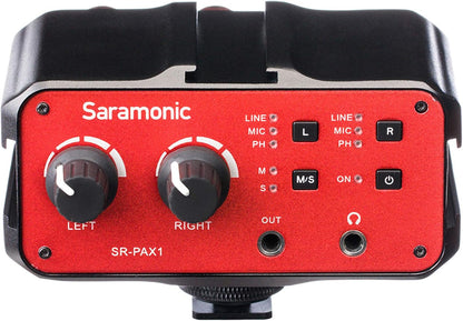 Saramonic SR-PAX1 Two-channel Audio Mixer With Phantom Power