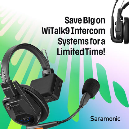 Saramonic WiTalk9SE-3S intercom Headset