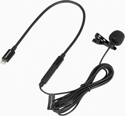 Saramonic lavalier mic with lightning (6 meters)