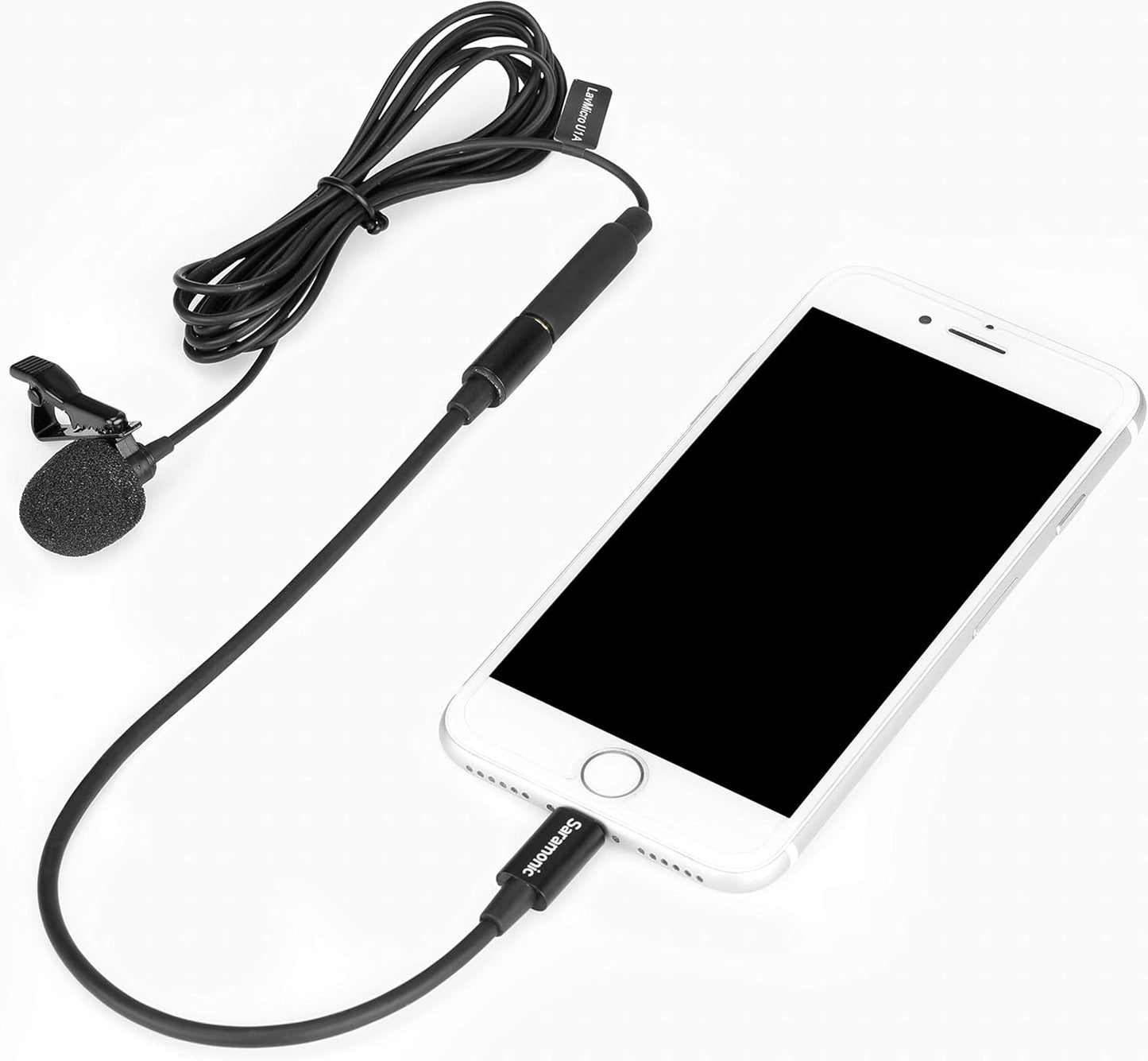 Saramonic lavalier mic with lightning connector