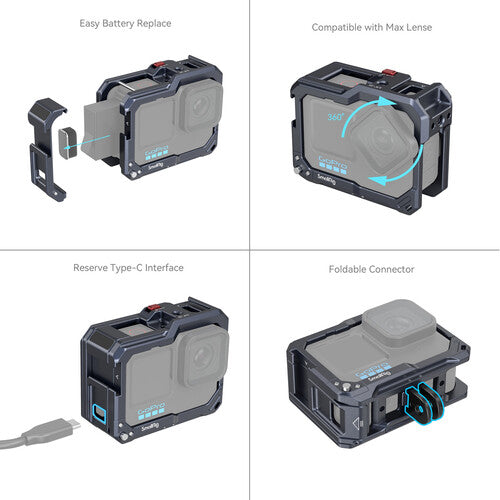 SmallRig GoPro Hero 12/11/10/9 Black Camera Cage 3083B