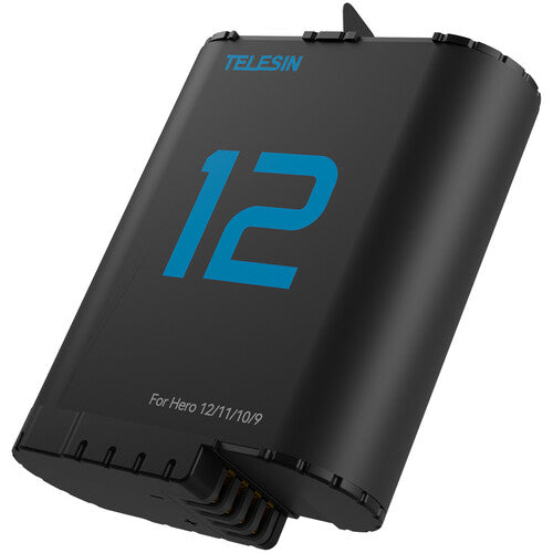 TELESIN 1750mAh Fast-Charging Battery for GoPro Hero 12/11/10/9 -- GP-BTR-901-D