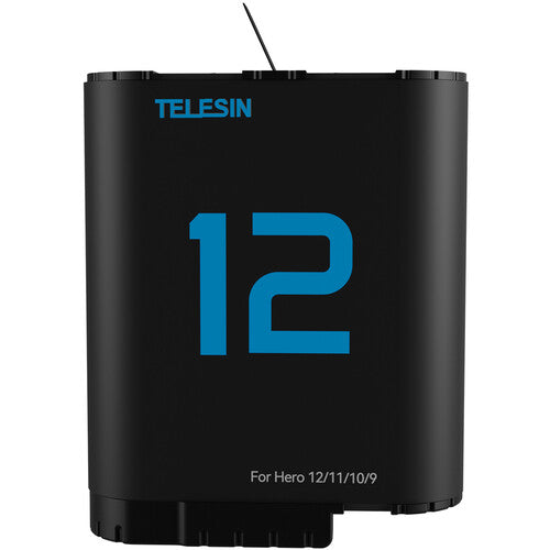 TELESIN 1750mAh Fast-Charging Battery for GoPro Hero 12/11/10/9 -- GP-BTR-901-D