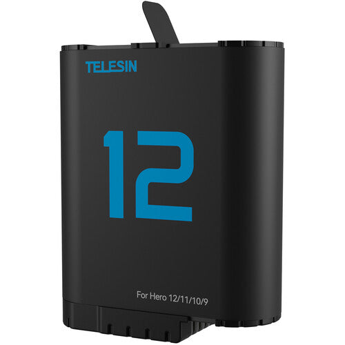TELESIN 1750mAh Fast-Charging Battery for GoPro Hero 12/11/10/9 -- GP-BTR-901-D