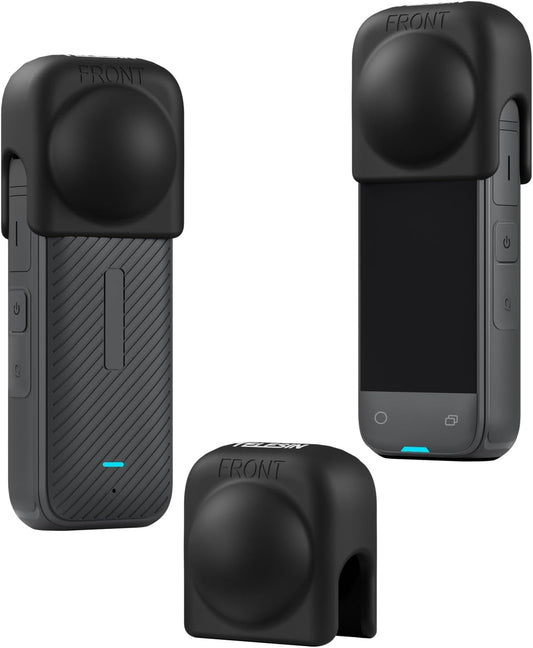 TELESIN Elastic silicone double-sided lens protection cover for Insta360 X4 camera S6-PTC-05-TIS