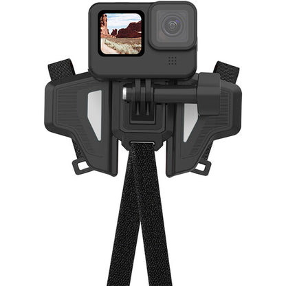 TELESIN Motorcycle Helmet Chin Mount for Action Cameras (2nd Gen) GP-HBM-MT2-YH