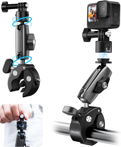 TELESIN Quick Release Universal Clamp Mount S3-HBM-01