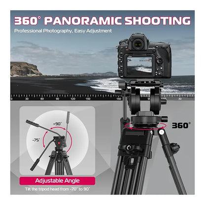 Ulanzi MT-81 Aluminum Video Tripod with Fluid Head