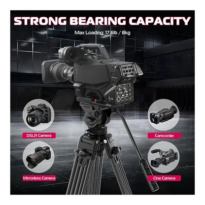 Ulanzi MT-81 Aluminum Video Tripod with Fluid Head
