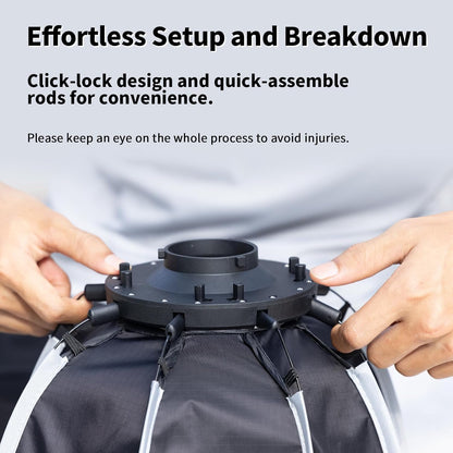 Ulanzi AS-D30 30cm Octagonal Softbox With Bowens And Grid ( Mini Mount )