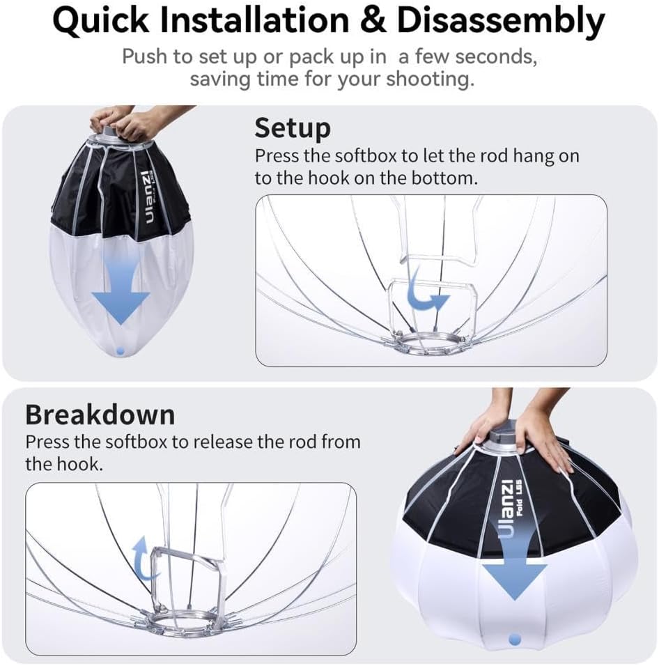 Ulanzi L063 Lantern Softbox 80cm ( Universal Mount )