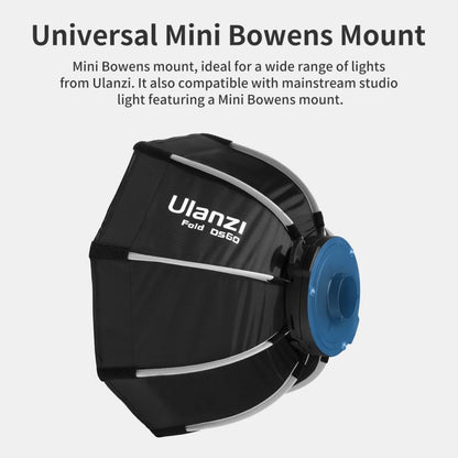 Ulanzi L068 Octagonal Softbox 60cm With Bowens And Grid ( Mini Mount )