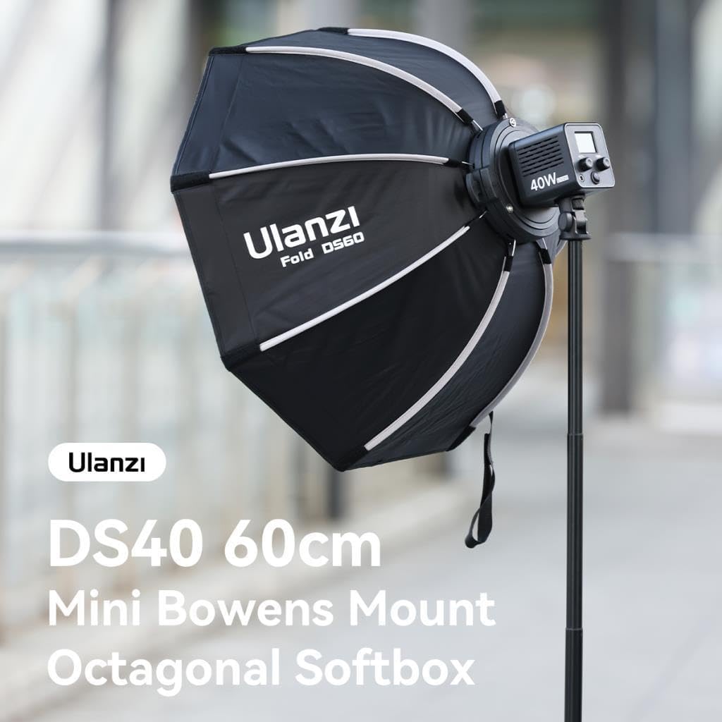 Ulanzi L068 Octagonal Softbox 60cm With Bowens And Grid ( Mini Mount )