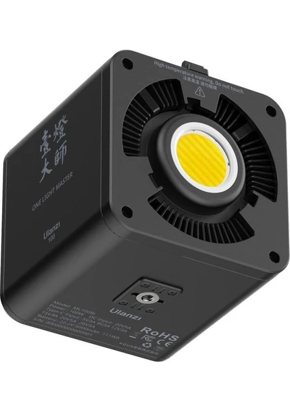 Ulanzi ML100Bi (100W) Bi-Color Portable Video Light + Power adapture