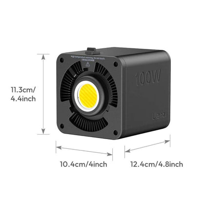 Ulanzi ML100RGB (100W) RGB Portable LED video Light + Power adapture