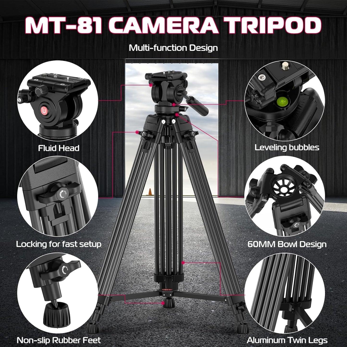 Ulanzi MT81 Video Tripod