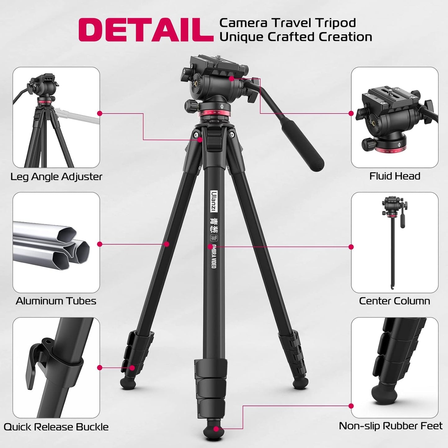 Ulanzi OMBRA TRAVEL TRIPOD